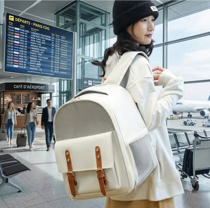 Sac à Dos de Transport pour Chat et Petit Chien – Sac Respirant et Confortable pour Voyage et Sorties