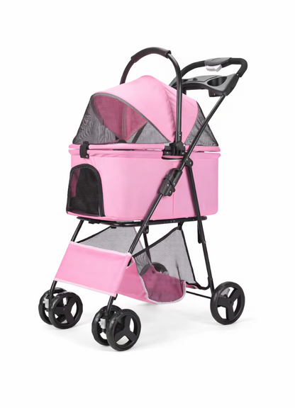 Poussette Premium pour Chien – Confort et Sécurité pour Vos Promenades