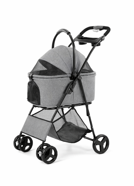 Poussette Premium pour Chien – Confort et Sécurité pour Vos Promenades