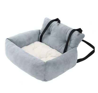 Siège Auto Confort pour Chien – Coussin Surélevé avec Housse Lavable