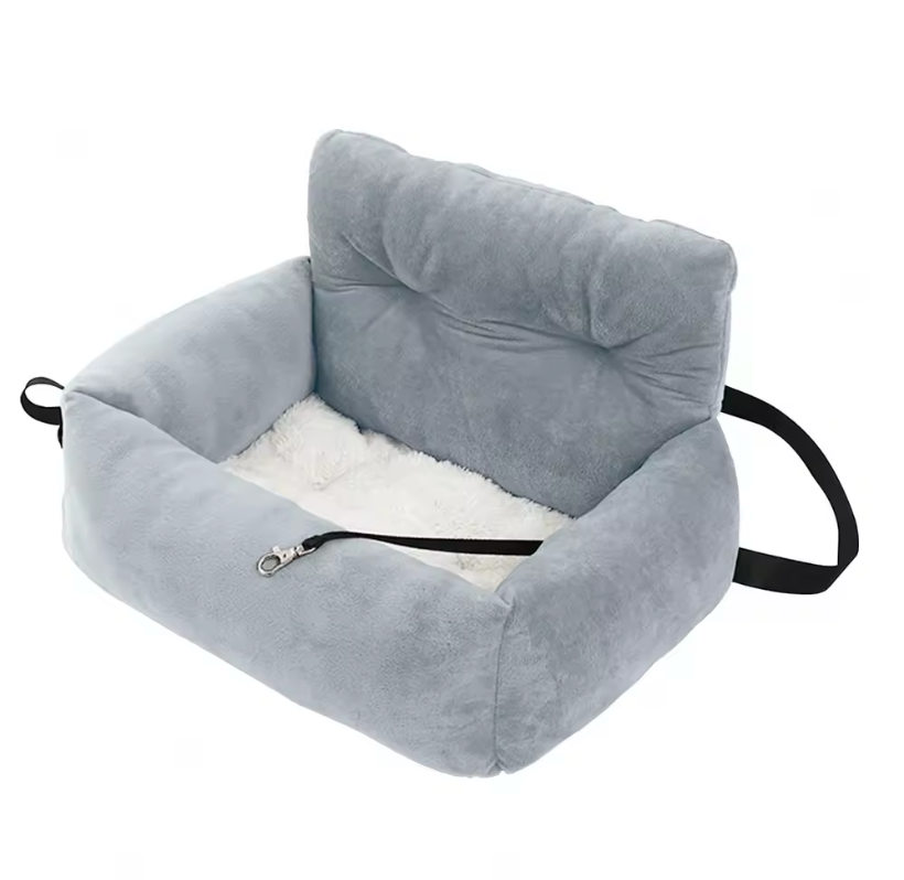 Siège Auto Confort pour Chien – Coussin Surélevé avec Housse Lavable