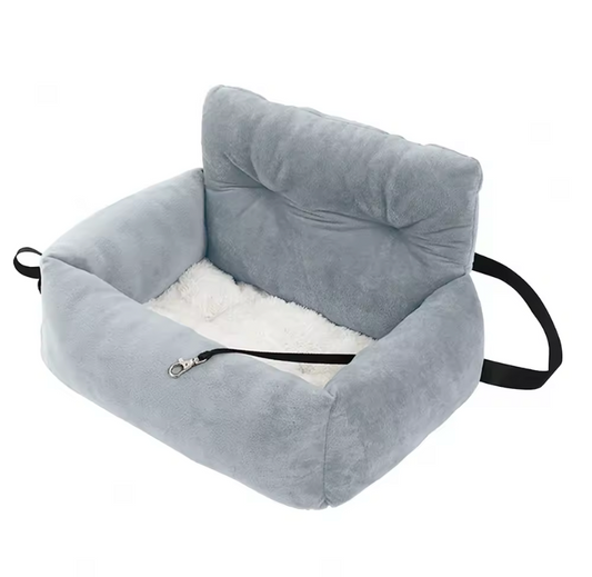 Siège Auto Confort pour Chien – Coussin Surélevé avec Housse Lavable