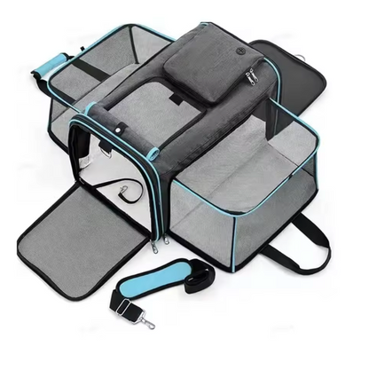 Sac de Voyage Extensible pour Chat et Petit Chien – Transport Sécurisé