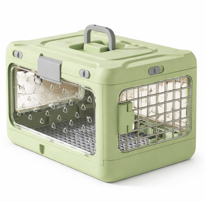 Caisse de Transport Sécurisée pour Chat – Aération Optimale et Design Robuste