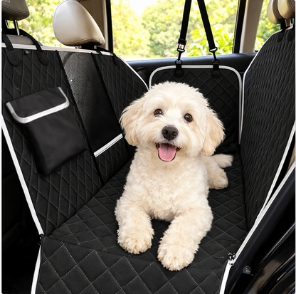 Housse de Protection pour Siège Arrière de Voiture – Protection Anti-Poils et Imperméable pour Chien