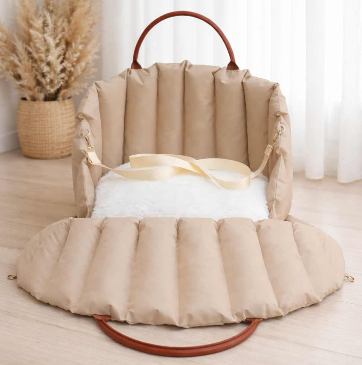 Sac de Transport Confort pour Chat – Siège Auto Sécurisé et Moelleux