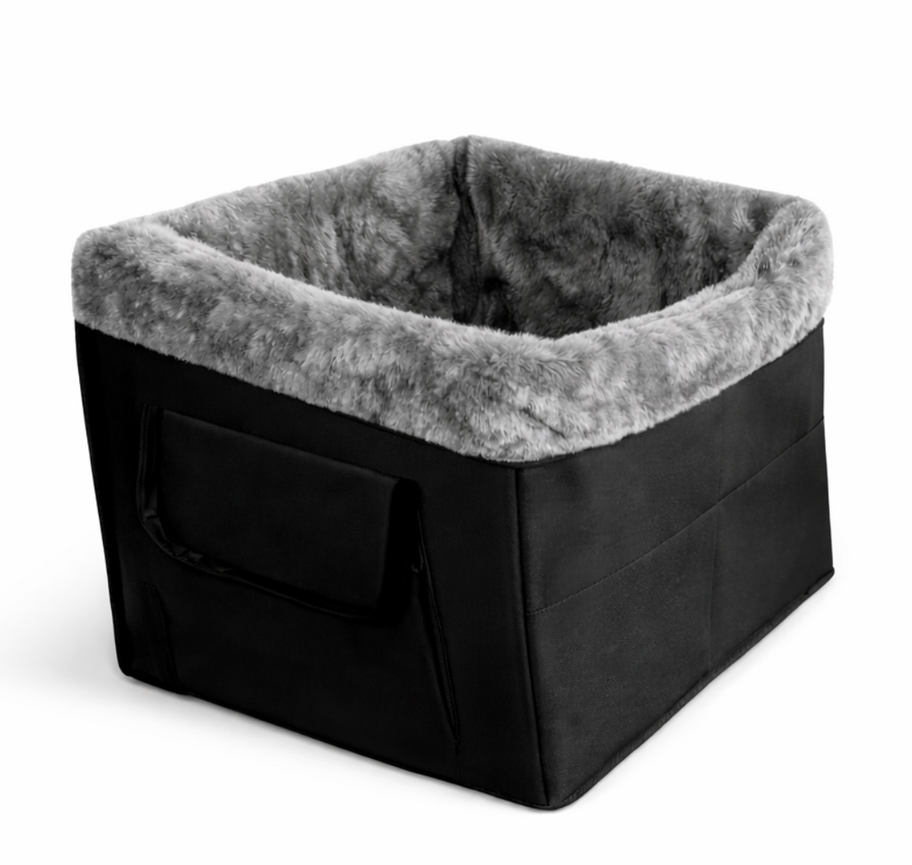Siège Auto Confort pour Chien – Panier de Voiture Sécurisé et Douillet pour Animaux