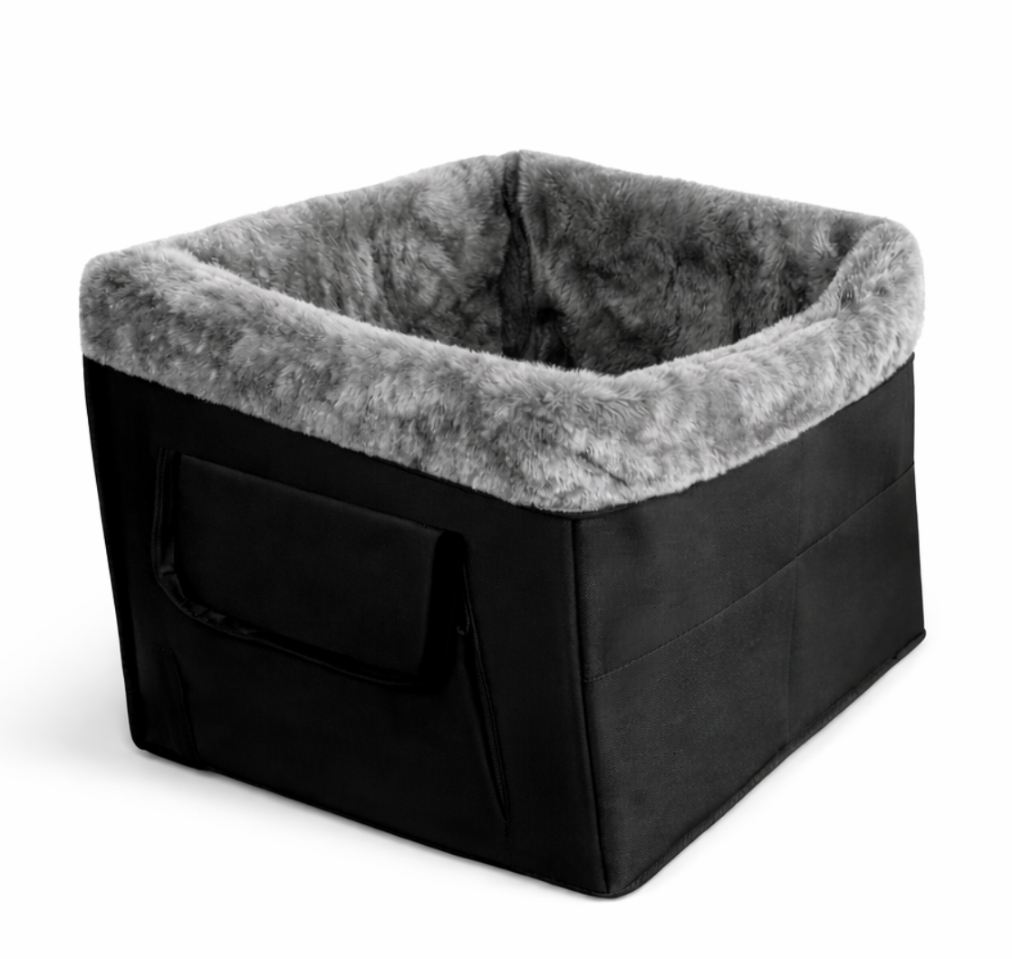 Siège Auto Confort pour Chien – Panier de Voiture Sécurisé et Douillet pour Animaux