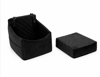 Siège Auto Sécurisé pour Chat et Petit Chien – Panier de Transport Confortable pour Voiture