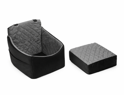Siège Auto Sécurisé pour Chat et Petit Chien – Panier de Transport Confortable pour Voiture